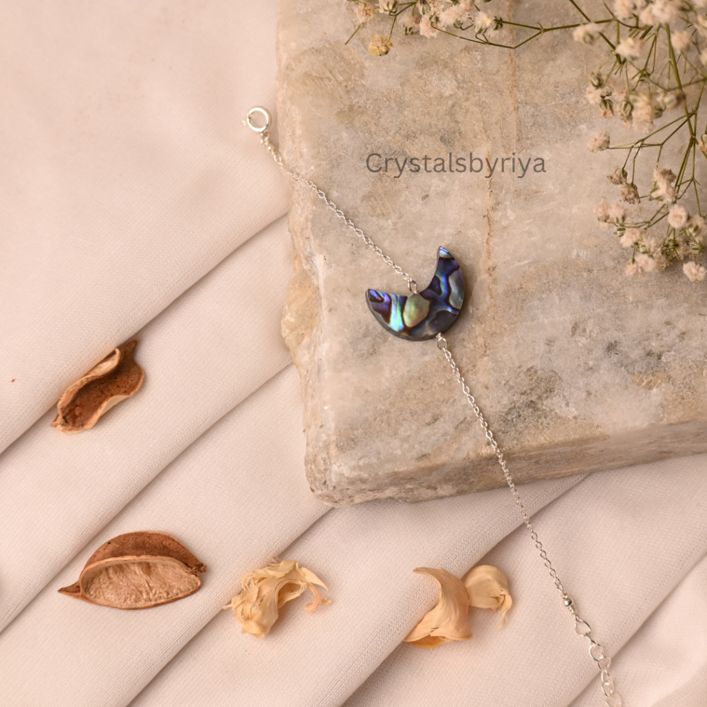 Ablone Shell Silver Bracelet