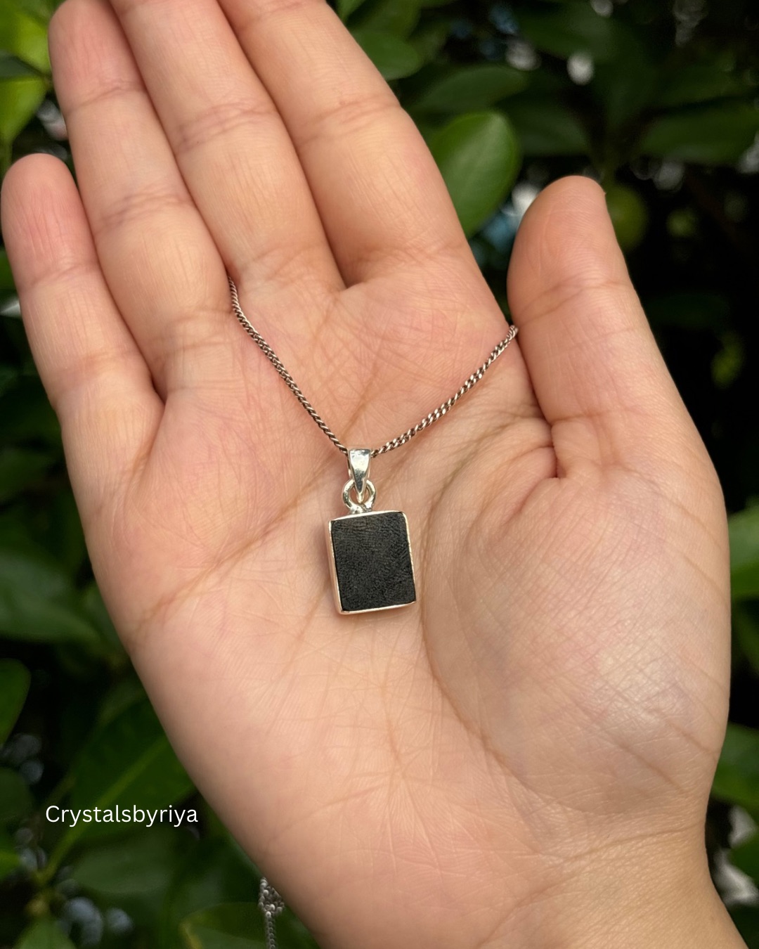 Black Tourmaline Premium Silver Pendant